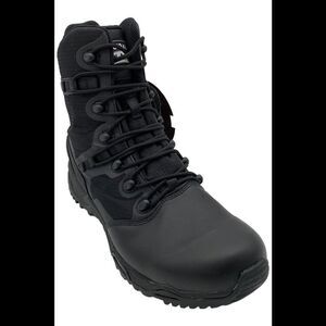 Original SWAT Men's Alpha Fury 8" Side Zip Waterproof Boots Black - Wide